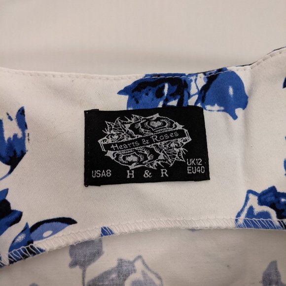 Blue Rose Swing Dress - Picture 5 of 5